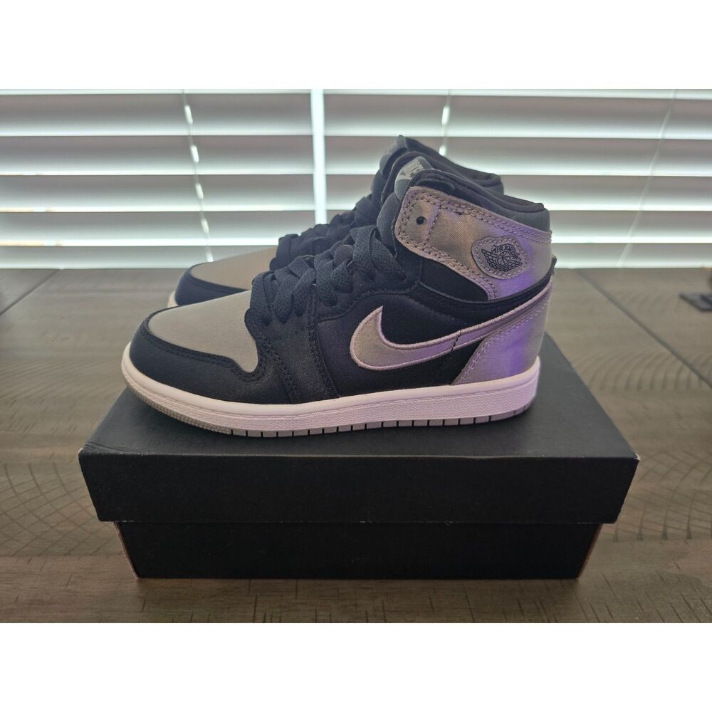 Nike Air Jordan 1 Retro High OG (PS) Satin Shadow Size 12C